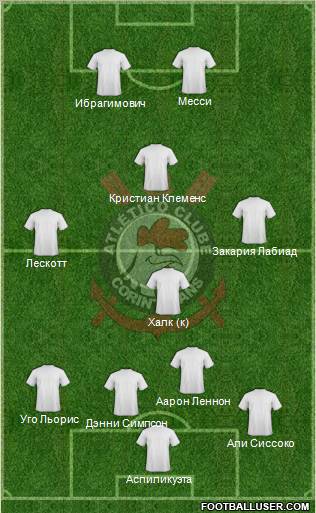 AC Coríntians Formation 2011