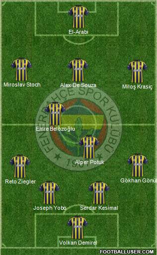 Fenerbahçe SK Formation 2011