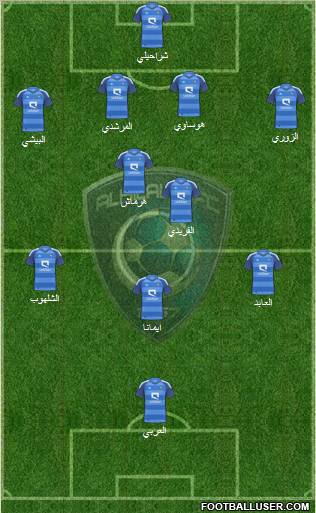 Al-Hilal (KSA) Formation 2011