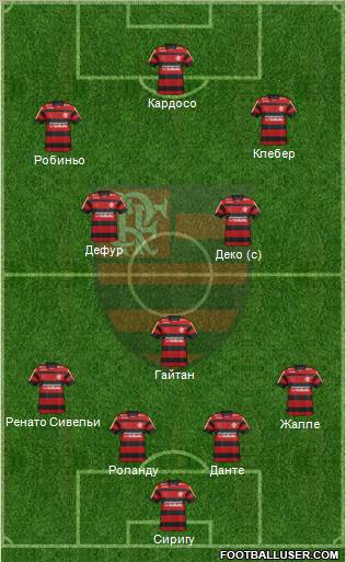 CR Flamengo Formation 2011