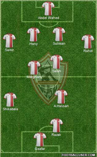 Zamalek Sporting Club Formation 2011