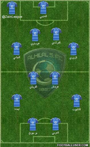 Al-Hilal (KSA) Formation 2011