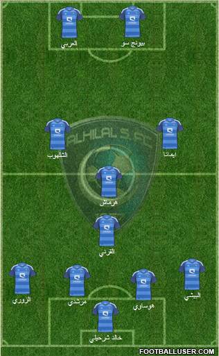 Al-Hilal (KSA) Formation 2011