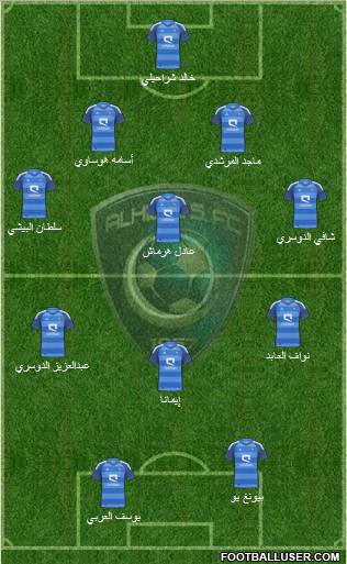 Al-Hilal (KSA) Formation 2011