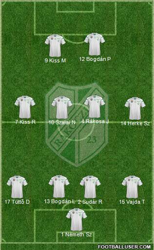 Kaposvári Rákóczi FC Formation 2011