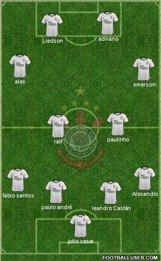 SC Corinthians Paulista Formation 2011