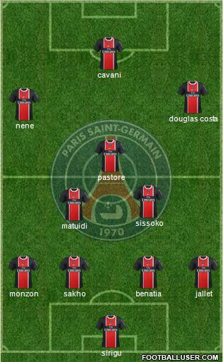 Paris Saint-Germain Formation 2011