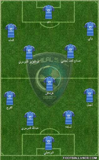 Al-Hilal (KSA) Formation 2011