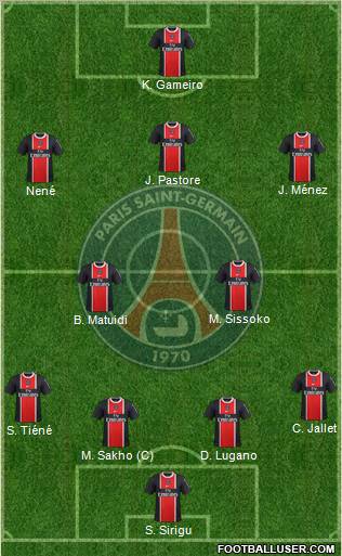 Paris Saint-Germain Formation 2011