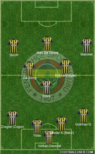 Fenerbahçe SK Formation 2011