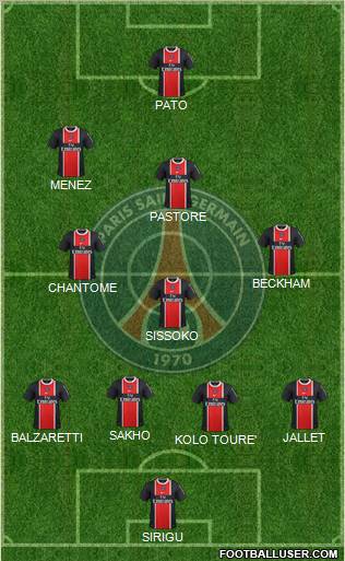 Paris Saint-Germain Formation 2011