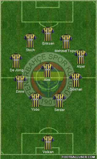 Fenerbahçe SK Formation 2011