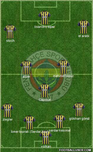 Fenerbahçe SK Formation 2011