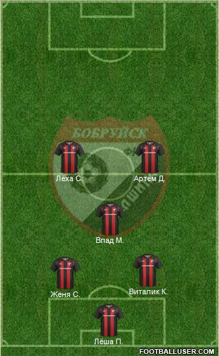 Belshina Bobruisk football formation