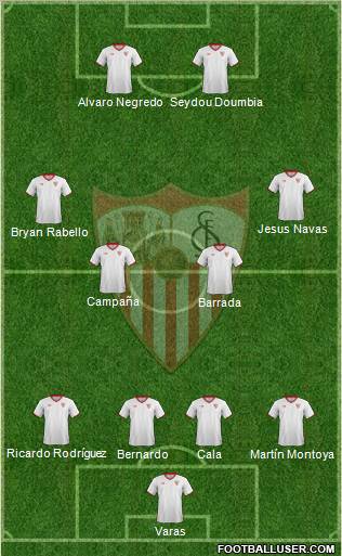 Sevilla F.C., S.A.D. Formation 2011
