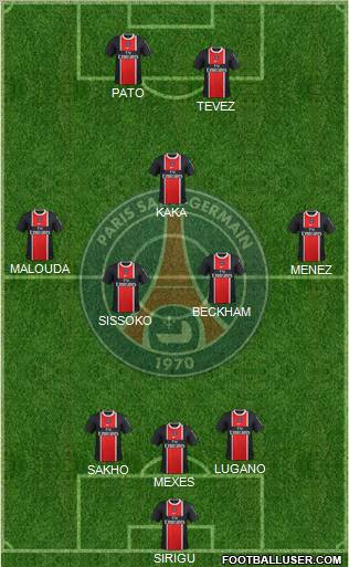 Paris Saint-Germain Formation 2011