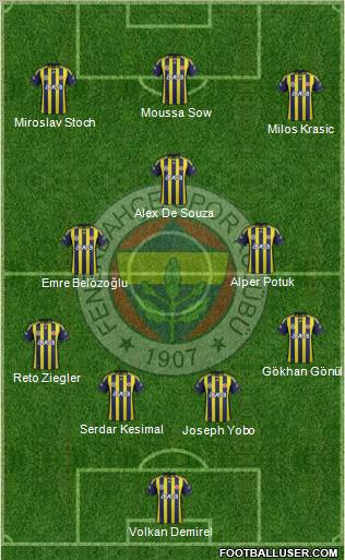 Fenerbahçe SK Formation 2011