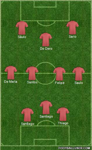 AD Grêmio Timbó Formation 2011