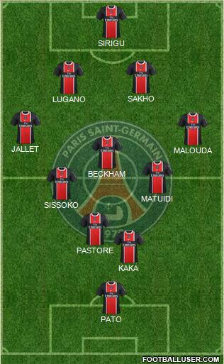 Paris Saint-Germain Formation 2011