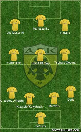 AEK Athens Formation 2011