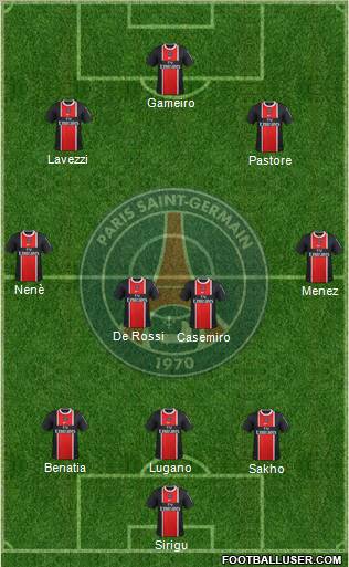 Paris Saint-Germain Formation 2011