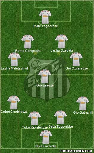 Santos FC Formation 2011