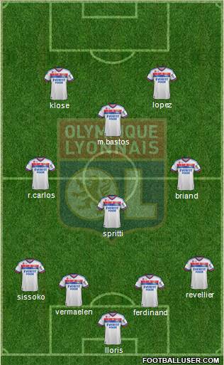 Olympique Lyonnais Formation 2011