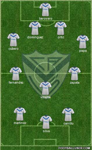 Vélez Sarsfield Formation 2011