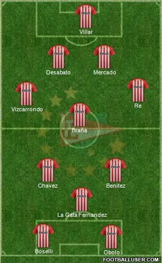 Estudiantes de La Plata Formation 2011