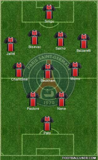Paris Saint-Germain Formation 2011