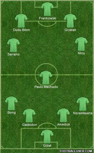 Pro Evolution Soccer Team Formation 2011