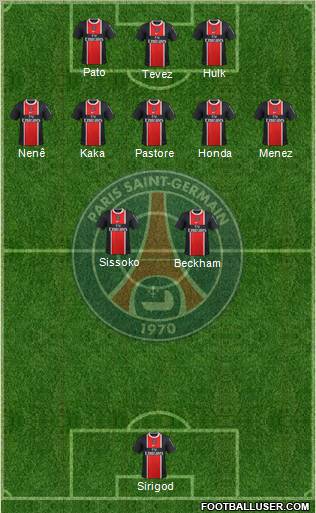 Paris Saint-Germain Formation 2011