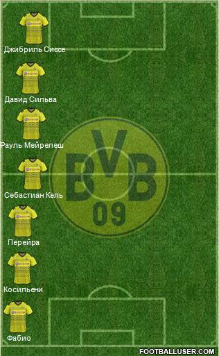Borussia Dortmund Formation 2011