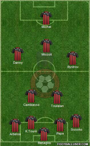 OGC Nice Côte d'Azur Formation 2011