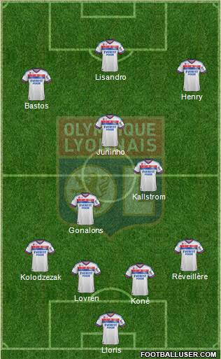 Olympique Lyonnais Formation 2011