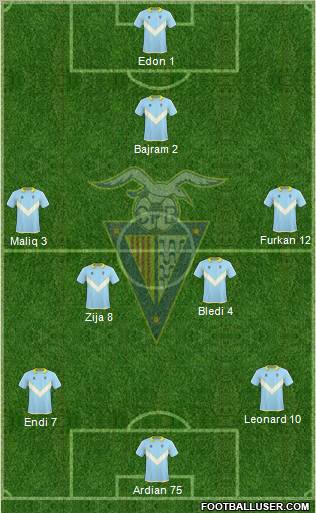 C.F. Badalona Formation 2011