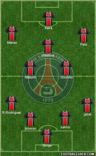 Paris Saint-Germain Formation 2011