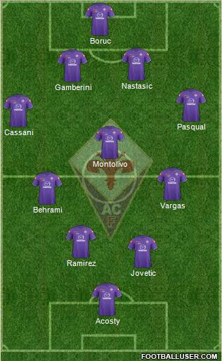 Fiorentina Formation 2011