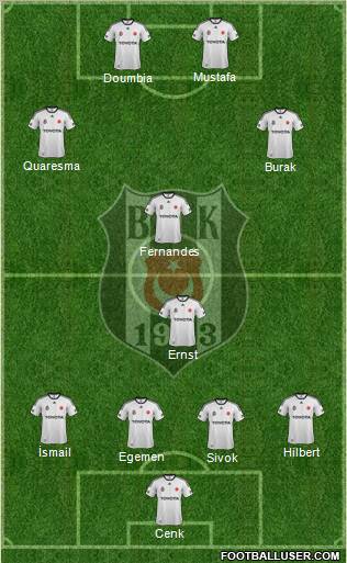Besiktas JK Formation 2011