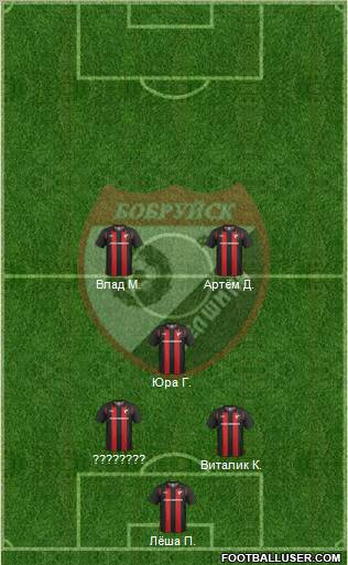 Belshina Bobruisk football formation