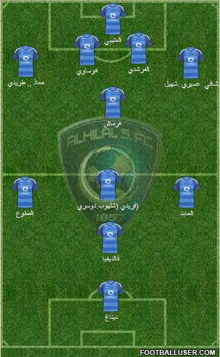 Al-Hilal (KSA) Formation 2011