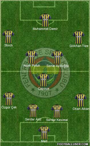 Fenerbahçe SK Formation 2011