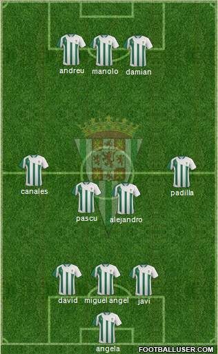 Córdoba C.F., S.A.D. Formation 2011
