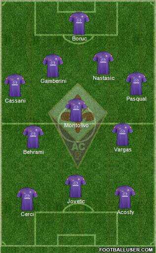 Fiorentina Formation 2011