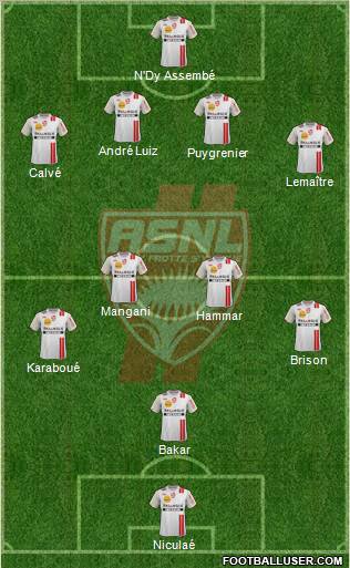A.S. Nancy Lorraine Formation 2011