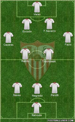 Sevilla F.C., S.A.D. Formation 2011