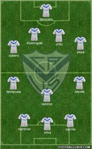 Vélez Sarsfield Formation 2011