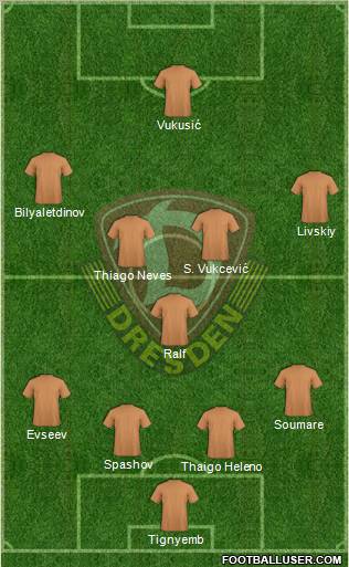 SG Dynamo Dresden Formation 2011