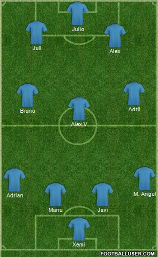 Pro Evolution Soccer Team Formation 2011