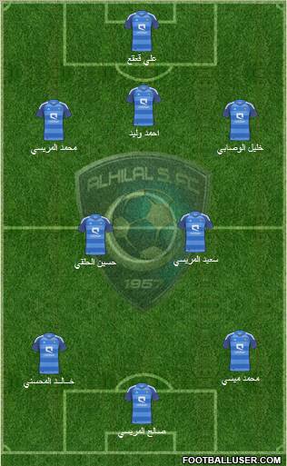 Al-Hilal (KSA) Formation 2011